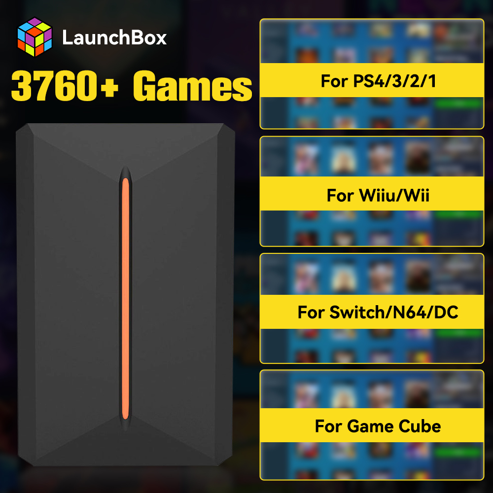Retro Gaming Emulator Pc - Launchbox OS Retro Gaming HDD 3760+Giochi