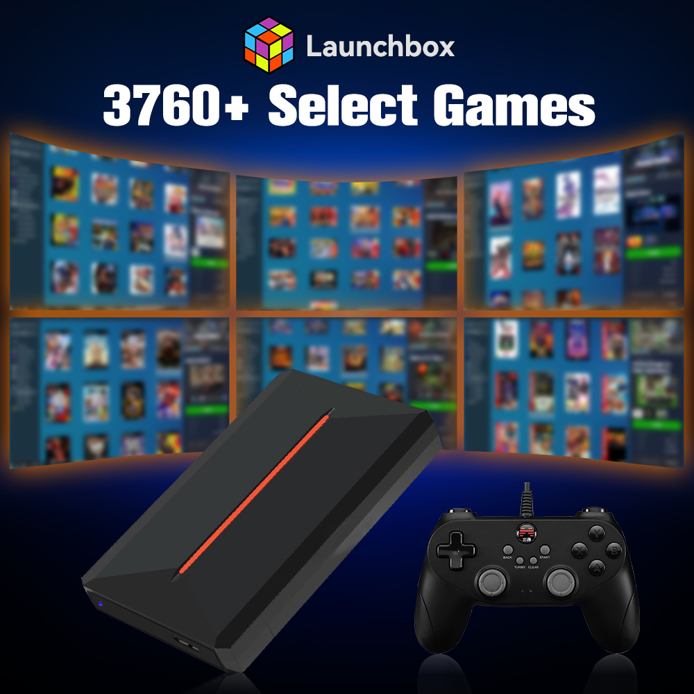 Retro Gaming Emulator Pc - Launchbox OS Retro Gaming HDD 3760+Giochi