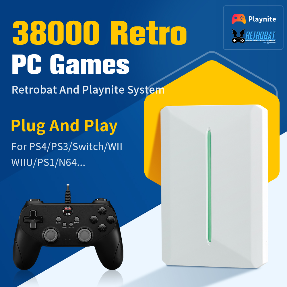 Retro Gaming Emulator Pc - Disco rigido da gioco retrò portatile