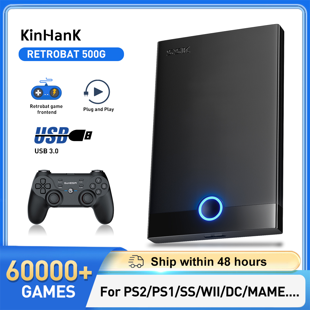 Retro Gaming Emulator Pc - Super Console Retrobat Gaming HDD 60000