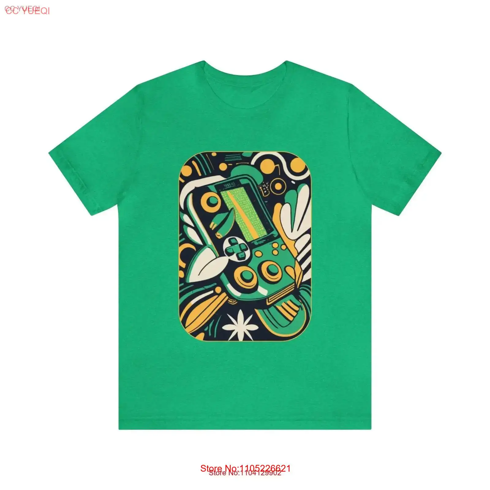 Retro Gaming Jersey - Maglietta Leafy Green Jersey retrò old