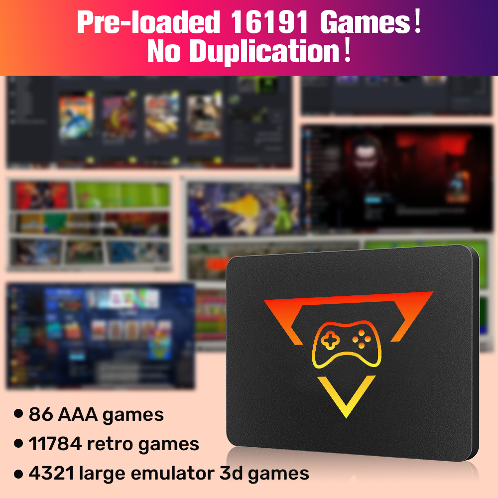 SSD da gioco retrò per Switch/ - Retro Gaming Emulator Pc recensione e prezzo