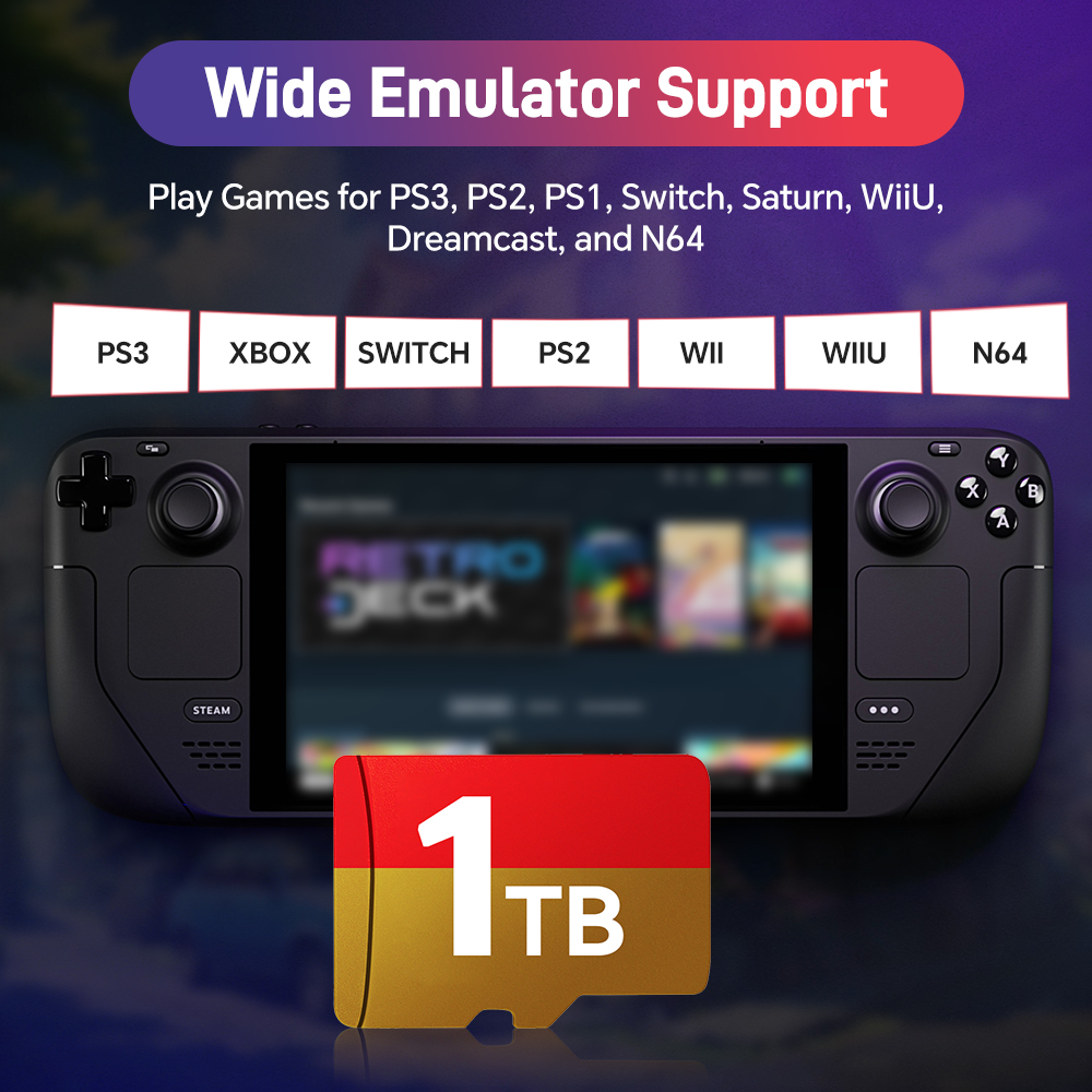 Scheda Micro SD Steam Deck Sch - Retro Gaming Emulator Pc recensione e prezzo