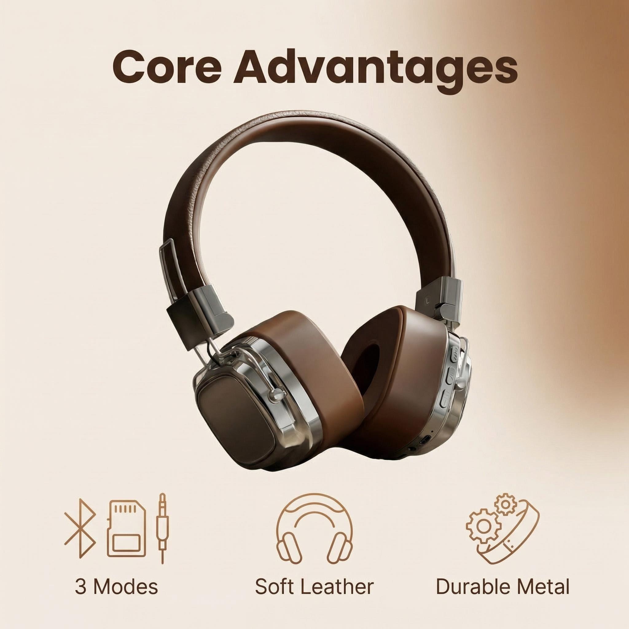 Cuffie Retrò in Pelle Over-Ear - Retro Gaming Mobile recensione e prezzo