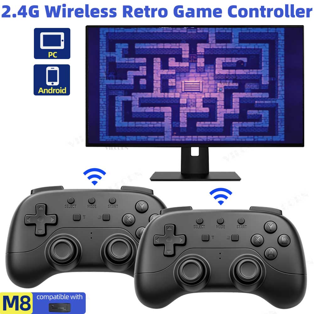 Gamepad Wireless 2.4G Senza Ri - Retro Gaming Emulator Pc recensione e prezzo