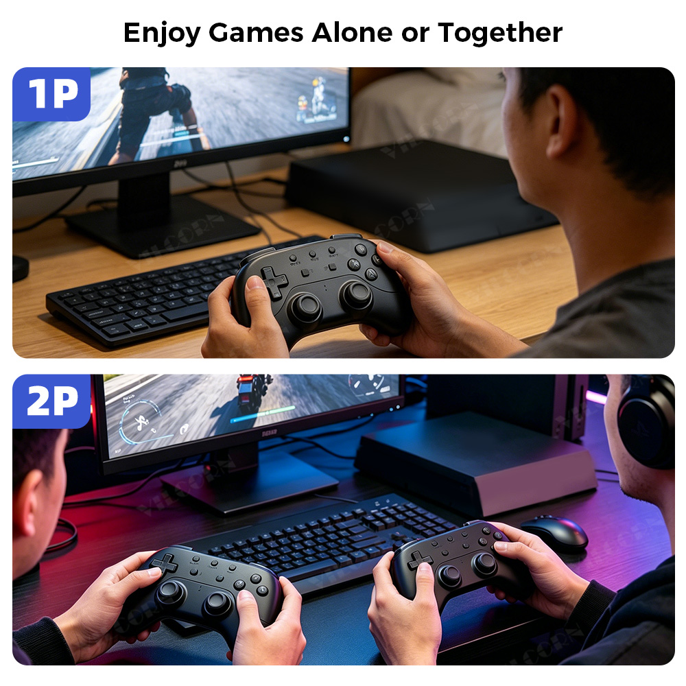 Gamepad Wireless 2.4G Senza Ri - Retro Gaming Emulator Pc recensione e prezzo