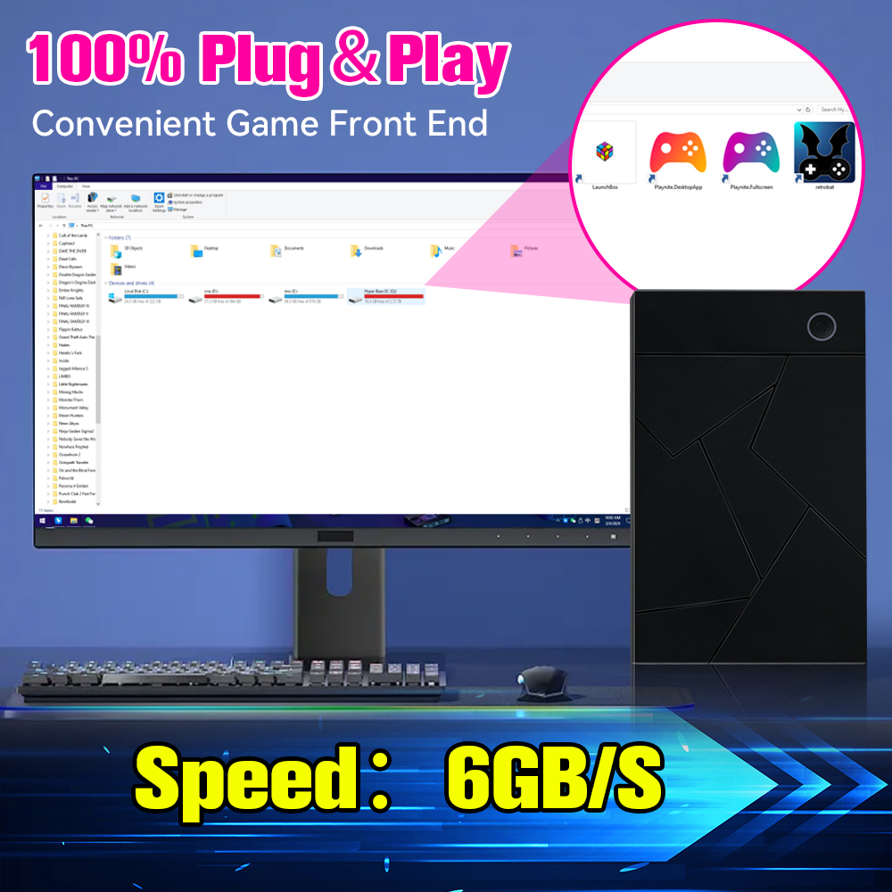 Disco rigido per emulazione re - Retro Gaming Emulator Pc recensione e prezzo