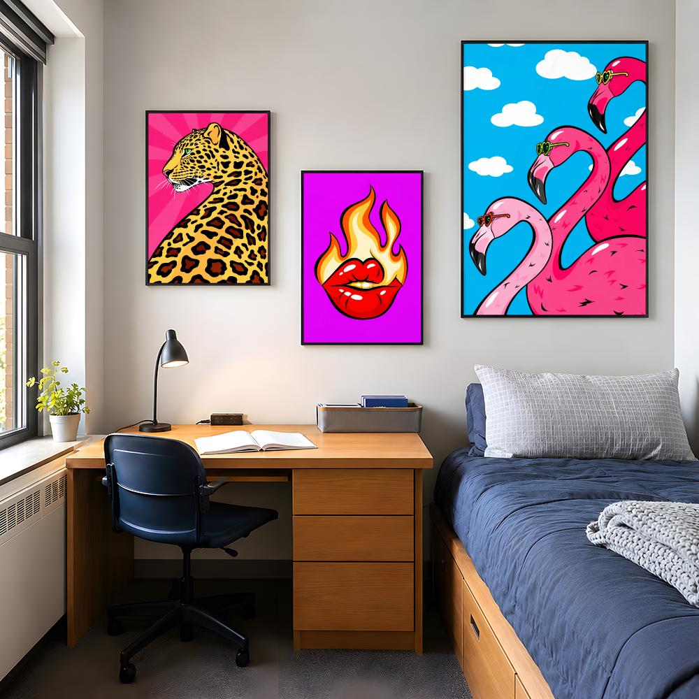 Poster Colorato Retrò Pop Art  - Retro Gaming Life recensione e prezzo